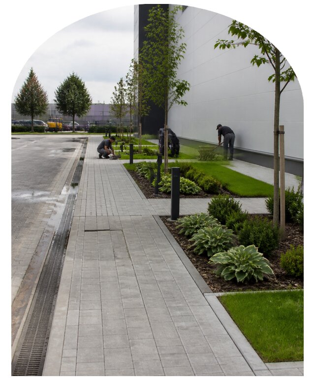 Благоустройство территории предприятия в Красногорске от 254025 р. | Метпроект-Крр