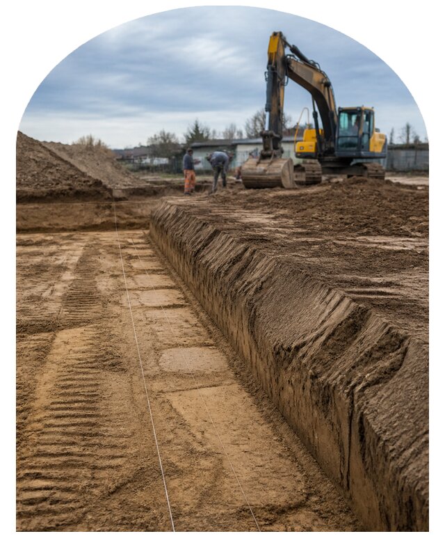 Вертикальная планировка участка в Красногорске от 7113 р. | Метпроект-Крр