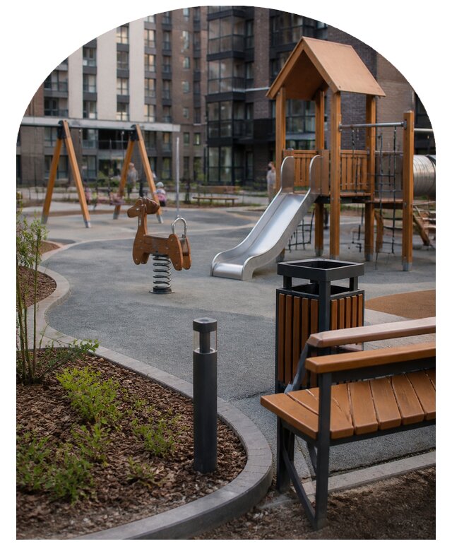Детская площадка под ключ в Красногорске по цене от 15242 р. | Метпроект-Крр